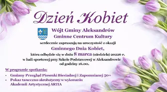 Gminny Dzień Kobiet w Aleksandrowie – muzyka, taniec i wspólne świętowanie