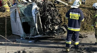 Groźny wypadek w Podolinie. Lądował śmigłowiec LPR