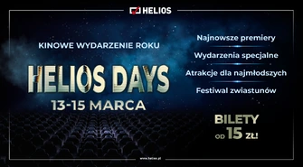 Helios Days – bilety na filmy od 15 zł!