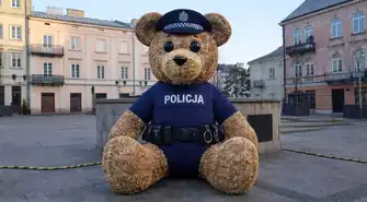 Policyjna maskotka poszukiwana. Ruszył konkurs dla uczniów z Piotrkowa i powiatu