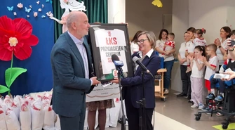 Piłkarze ŁKS z wizytą w „Szansie”. Sportowe serca i wielkie wsparcie dla dzieci z Piotrkowa