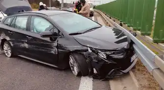 Toyota uderzyła w bariery na S8. 35-latek zasnął za kierownicą?