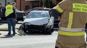 Groźnie przy targowisku w Piotrkowie