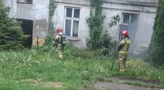 Paliła się kamienica przy Al. 3 Maja w Piotrkowie