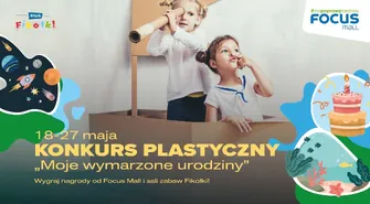  Klub Fikołki i Focus Mall w Piotrkowie ogłaszają konkurs plastyczny dla dzieci „Moje wymarzone urodziny”