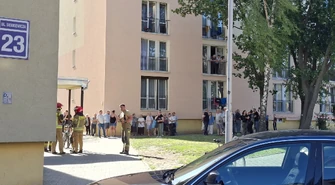 Wyciek gazu w wieżowcu. Mieszkańcy ewakuowani