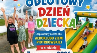 Odlotowy Dzień Dziecka na lotnisku w Piotrkowie. Święto pełne radości i niespodzianek