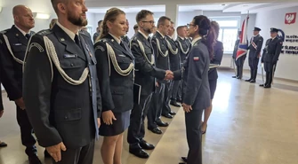 Awanse i odznaczenia z okazji Święta Służby Więziennej w Areszcie Śledczym w Piotrkowie Trybunalskim