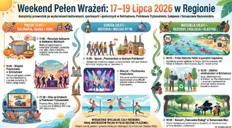 Weekend pełen atrakcji w regionie. Sprawdź, co będzie się działo od 17 do 19 lipca