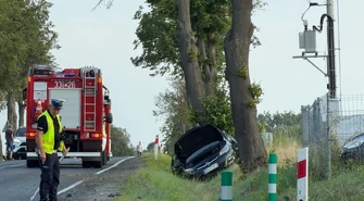 DK91 była całkowicie zablokowana po zderzeniu dwóch samochodów. Ranny 6-letni chłopiec