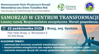 Lokalne decyzje, korzyści dla gmin i bezpieczeństwo kraju. Konferencja „Samorząd w centrum transformacji” już 22 października w Brzegu