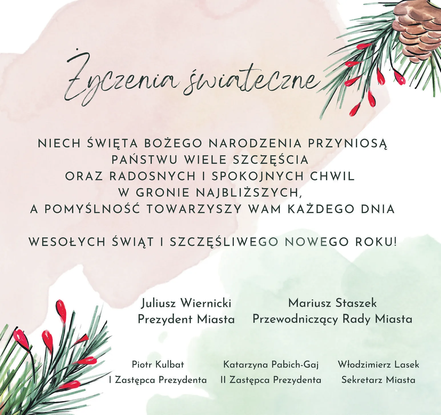 życzenia prezydent miasta B1