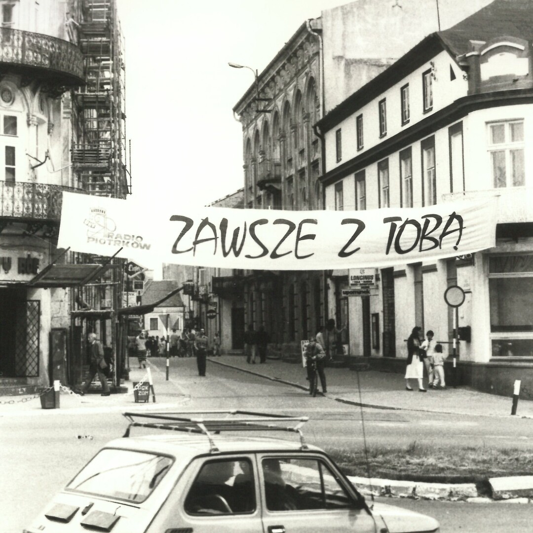 Plac Kościuszki w Piotrkowie - archiwum Radia Piotrków 1994 rok. Plac Kościuszki w Piotrkowie - archiwum Radia Piotrków 1994 rok.
