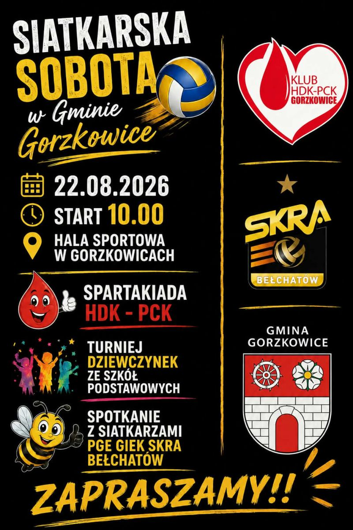 Plakat wydarzenia (Gmina Gorzkowice)