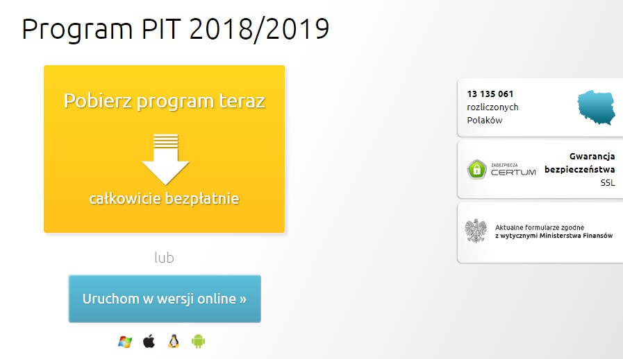 >>> Rozlicz PIT za 2018 ju dzi! Pobierz Program PIT Pro 2018/2019 lub Wypenij PIT Online w 5 minut! <<<