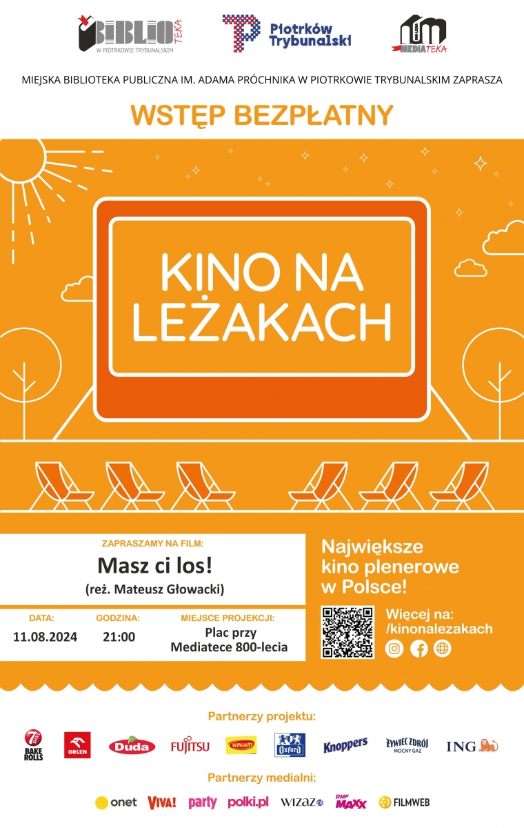 Kino na leżakach w Piotrkowie Trybunalskim - Masz ci los!