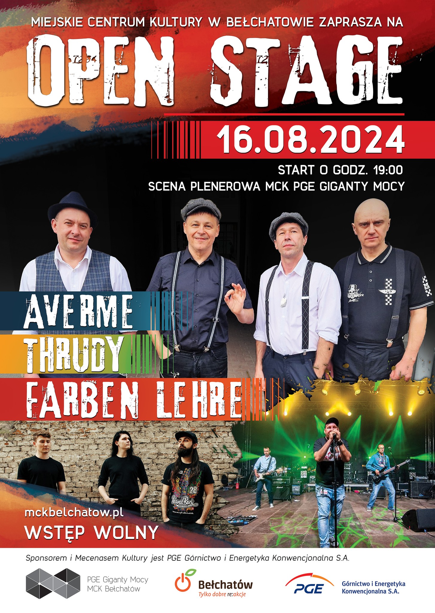 Open Stage w Bełchatowie: Farben Lehre, Thrudy, Averme