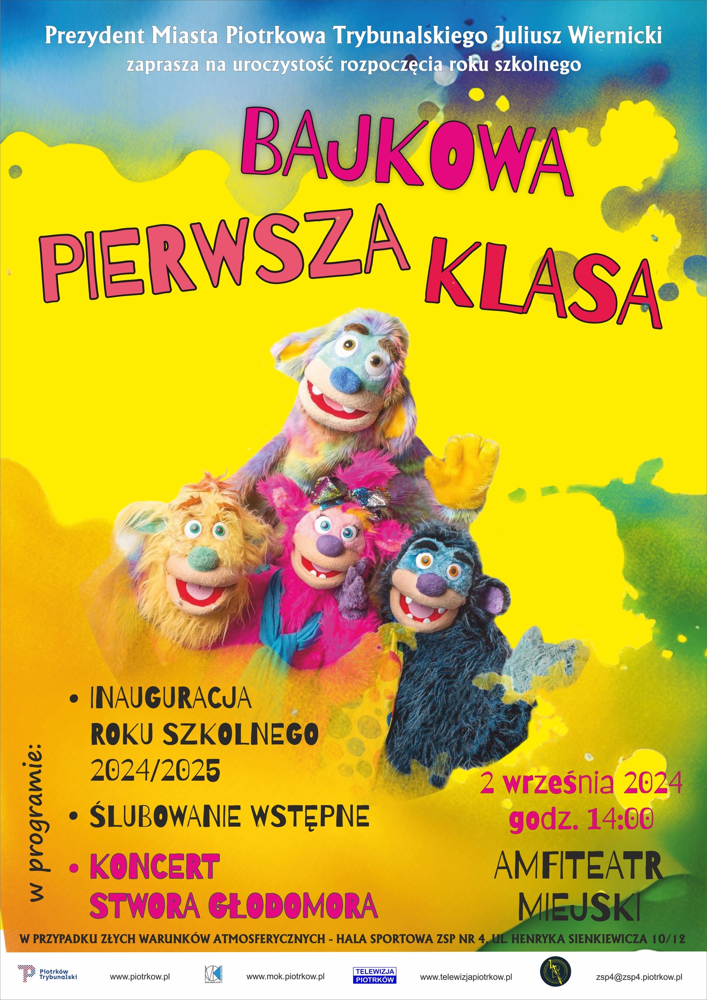 Inauguracja roku szkolnego i koncert Stwora Głodomora