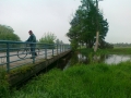 Most w Kudzicach na Luciy - 20.05 /Stan wody 4,30 m./